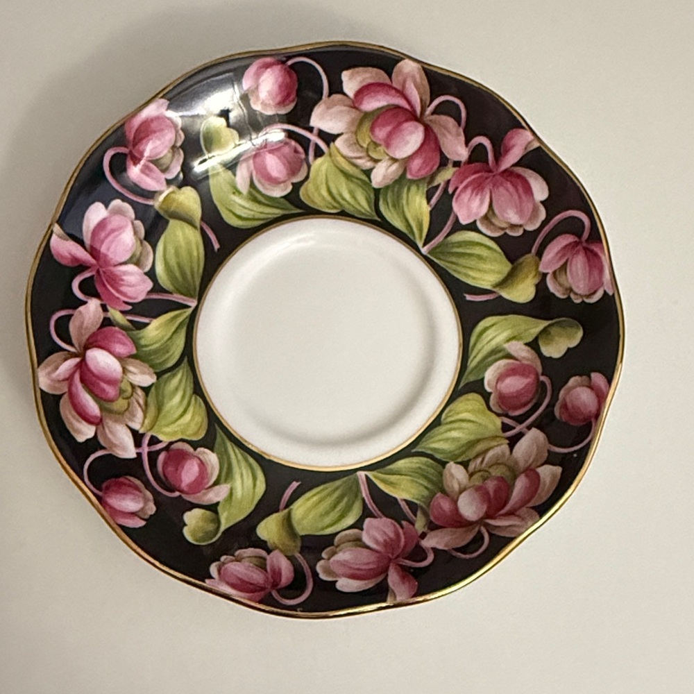 Royal Albert Bone China Saucer Provincial Flowers Pitcher Plant